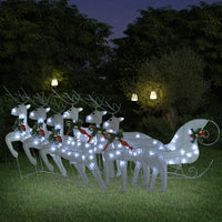 decoration noel traineau lumineux exterieur 140 led 65x155x38 cm default title 1 | jardinna