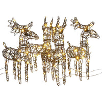 decorations noel lumineuses rotin 4 pcs rennes 160 led blanc chaud 18x95x54 cm 5 | jardinna