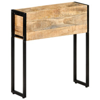 jardiniere pied compacte bois naturel bois manguier brut 60 x 20 x 68 cm 1 | jardinna