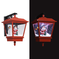 lampe murale noel led pere noel rouge 40x27x45 cm default title 1 | jardinna