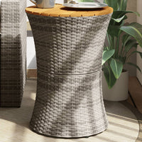 table jardin bois metal polyvalente design naturel robuste gris 1 | jardinna