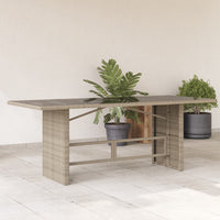 table salon jardin verre polyvalente design moderne robuste gris clair verre 1 | jardinna