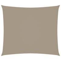 voile dombrage haute qualite oxford rectangulaire premium taupe 2 | jardinna