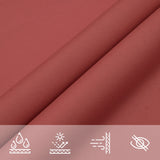 Voile De Parasol Tissu Oxford Carré Terre Cuite Couleur Terre Cuite
