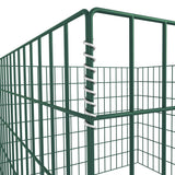 Bac À Compost Carré En Maille De Jardin 100 X 100 X 70 Cm