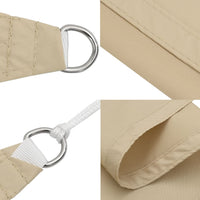 Voile De Parasol Tissu Oxford Rectangulaire Beige