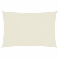 Voile De Parasol Tissu Oxford Rectangulaire Crème