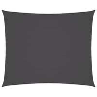 Voile De Parasol Tissu Oxford Rectangulaire Anthracite