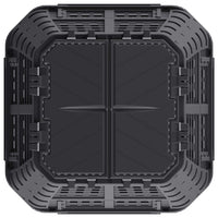 Composteur De Jardin Noir 93,3X93,3X113 Cm