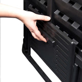 Composteur De Jardin Noir 93,3X93,3X113 Cm