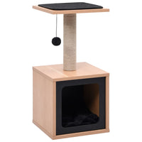 Arbre À Chat Avec Tapis À Gratter En Sisal 62 Cm