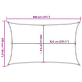 Voile D'ombrage 160 G/M² Pehd Anthracite