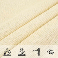 Voile D'ombrage 160 G/M² Pehd Crème