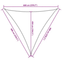 Voile D'ombrage 160 G/M² Pehd Blanc
