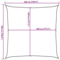 Voile D'ombrage 160 G/M² Pehd Taupe
