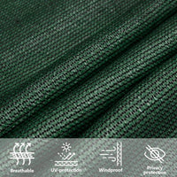Voile D'ombrage 160 G/M² Pehd Vert Foncé