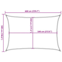 Voile D'ombrage 160 G/M² Pehd Vert Foncé