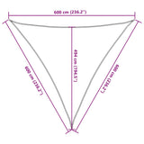 Voile D'ombrage 160 G/M² Pehd Rouge