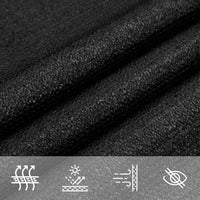 Voile D'ombrage 160 G/M² Rectangulaire Pehd Noir