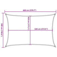 Voile D'ombrage 160 G/M² Pehd Marron
