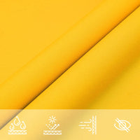 Voile De Parasol Tissu Oxford Carré Jaune