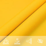 Voile De Parasol Tissu Oxford Carré Jaune