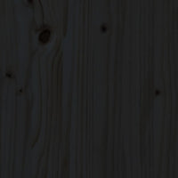 Composteur Noir 63,5X63,5X77,5 Cm Bois Massif De Pin
