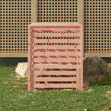 Composteur Noir 63,5X63,5X77,5 Cm Bois Massif De Pin