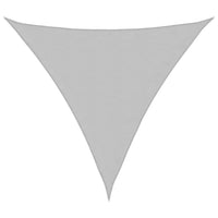 Voile D'ombrage 4,5X4,5X4,5 M 100% Polyester Oxford Gris Clair