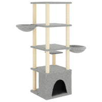 arbre a chat luxcat midi 147 griffoirs sisal 3 | jardinna