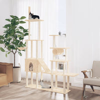 arbre a chat nimblegiant 279 edition majestueuse creme | jardinna