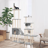 arbre a chat nimblegiant 279 edition majestueuse gris clair | jardinna