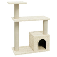 arbre a chat multifonctions griffoirs sisal 70cm 0 | jardinna