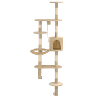 arbre a chat mural climbcat tall 194 griffoirs sisal 0 | jardinna