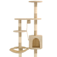 arbre a chat mural climbcat tall 194 griffoirs sisal 4 | jardinna