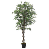 arbre artificiel erable bois feuillage realiste 1 120 cm | jardinna