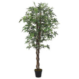 arbre artificiel erable bois feuillage realiste 1 150 cm | jardinna