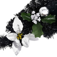 arche noel lumieres led noir 90 cm pvc 4 | jardinna