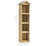 armoire jardin bois rangement durable 5 | jardinna