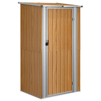 armoire jardin robuste acier galvanise 118 x 97 x 209 cm 1 | jardinna