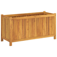 bac a fleurs acacia massif sac non tisse drainage 5 | jardinna