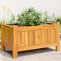 bac a fleurs acacia massif sac non tisse drainage 54 x 31 x 30 cm 1 | jardinna
