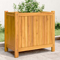 bac a fleurs acacia massif sac non tisse drainage 54 x 31 x 50 cm 1 | jardinna