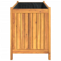 bac a fleurs acacia massif sac non tisse drainage 6 | jardinna