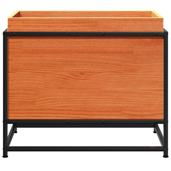 bac a fleurs bois pieds structure acier durable 5 | jardinna