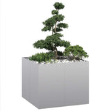 bac a fleurs rectangulaire acier design tailles variees 100 x 100 x 80 cm 1 | jardinna