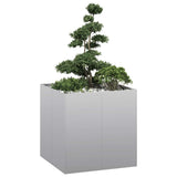 bac a fleurs rectangulaire acier design tailles variees 80 x 80 x 80 cm 1 | jardinna