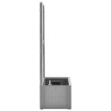 bac a fleurs treillis arrosage auto design rotin 35 90l 4 | jardinna