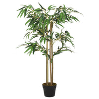 bambou plante artificielle feuillage realiste 1 120 cm | jardinna