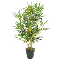 bambou plante artificielle realiste 1 o 14 x 80 cm | jardinna